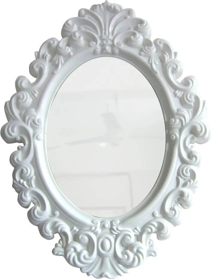 Espelho Oval Small Princess Branco - Urban - 41,4x30 cm