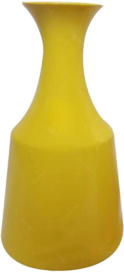 Vaso Jug Bottle Amarelo Grande em Cerâmica - Urban - 30x15,5 cm