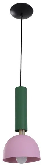 Pendente Aluminio Rosa Verde Savana