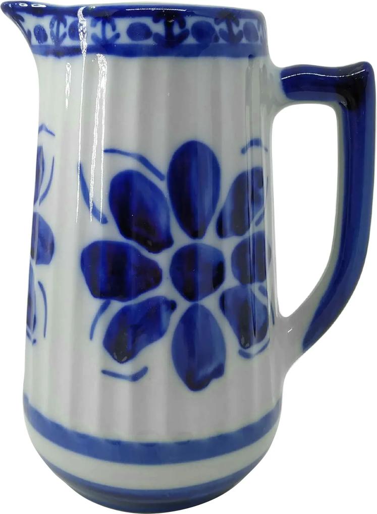 Jarra de Porcelana Azul Colonial 1300 ml