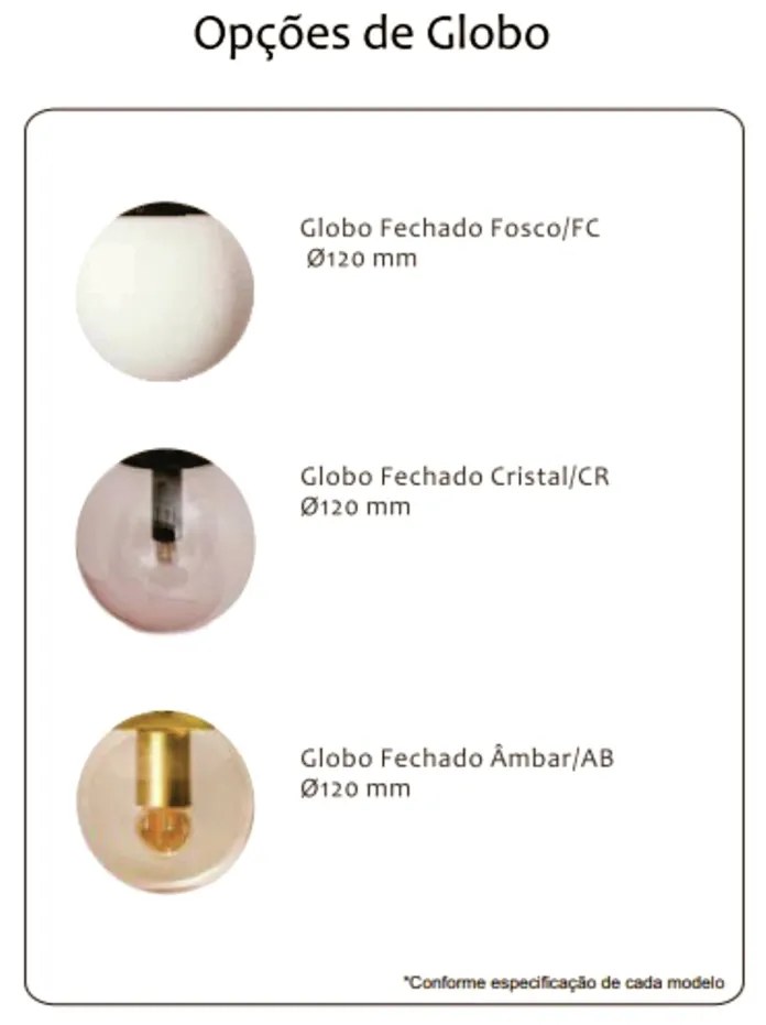 Pendente Cacau Ø68X57X64Cm 4Xg9 / Metal E Globo Ø12Cm | Usina 16738/4 (CB-PV - Cobre Brilho Polido Verniz, FOSCO)
