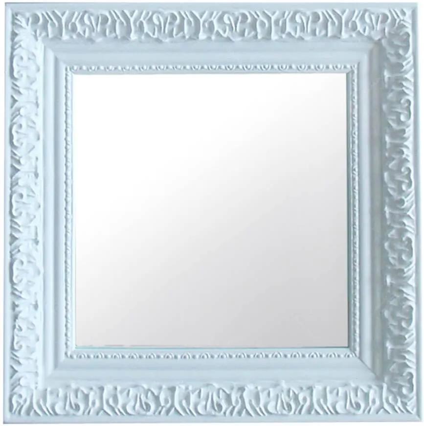Espelho Charm Quadrado Branco em MDF - Urban - 30x30 cm