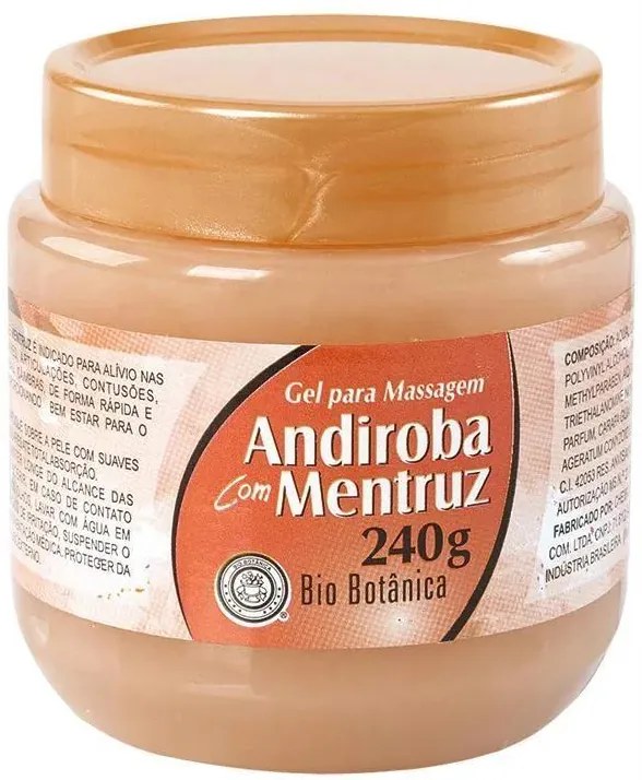 Gel para Massagem Andiroba com Mentruz 240g