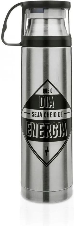Garrafa Térmica 500 ml com Caneca - Energia