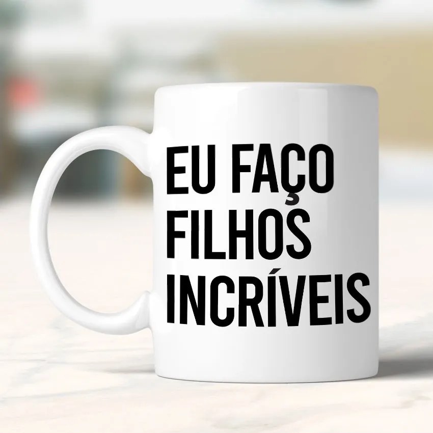 Caneca Filhos incr&iacute;veis