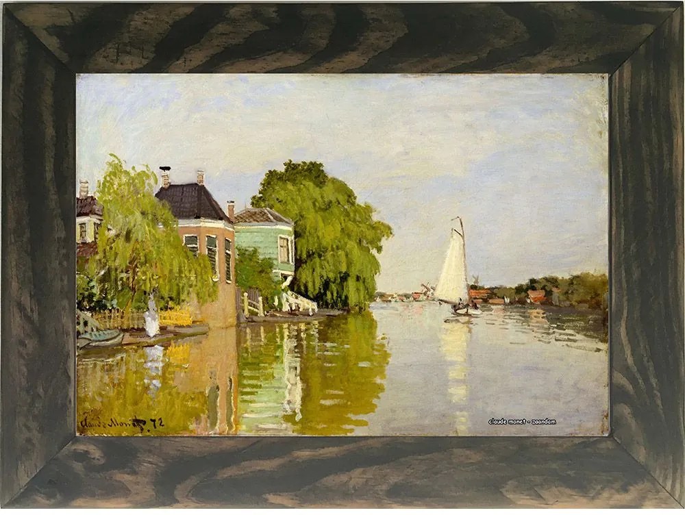 Quadro Decorativo A4 Zaandam 1 - Claude Monet Cosi Dimora