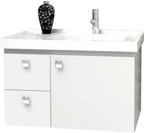 Gabinete para Banheiro 60cm MDF Moara Branco 59,6x38,3x35,4cm - Cozimax - Cozimax