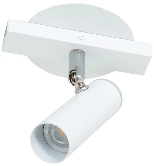 Spot Sobrepor Tubo Gu10 4w Branco Fosco