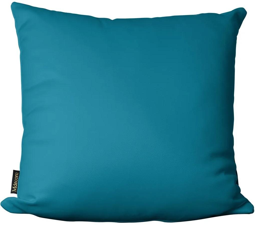 Capa para Almofada Mdecore Natal Lisa Azul -45x45cm