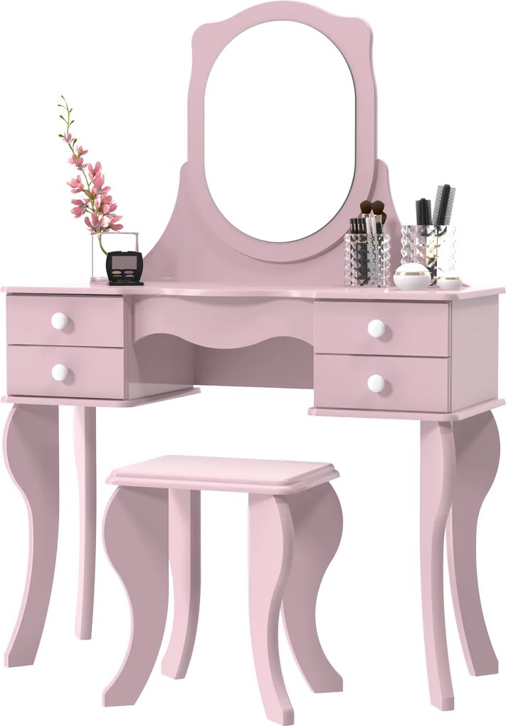 Penteadeira Princesa Rosa - Patrimar Móveis