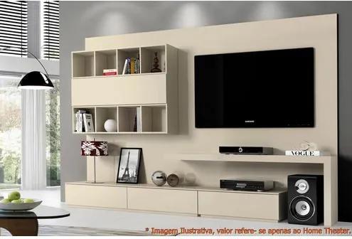 Home Theater Toby Laca Off White Brilhante 2,85 MT (LARG) -49362 Sun House