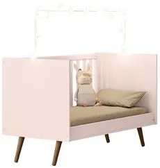 Berço Americano Mini Cama Retrô Q Encanto Rosa - Qmovi