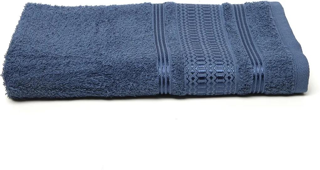 Toalha de Banho Santista Prata Jordan 70x135cm Azul