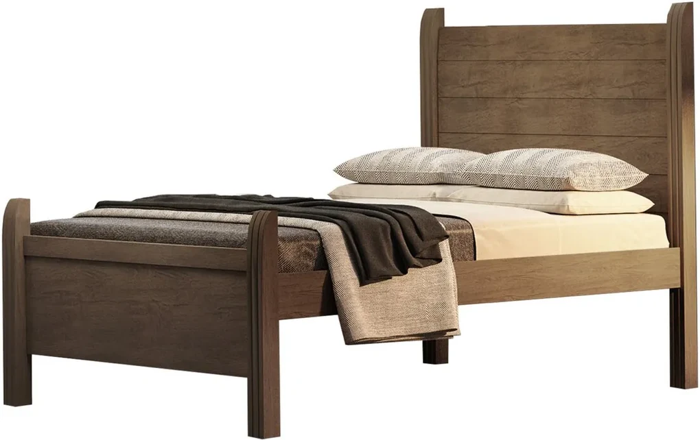 Cama Solteiro Arezzo Caf Rufato BIANO