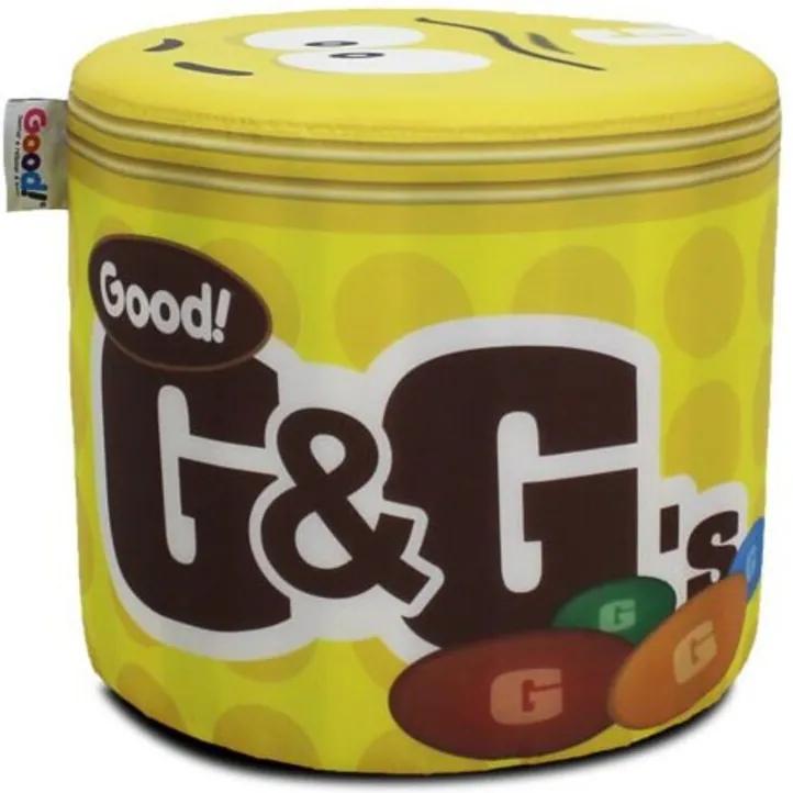 Pufe G&GS Good Pufes Amarelo