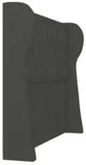 Cabeceira Casal Cama Box 140cm Malva Z04 Veludo Grafite - Mpozenato