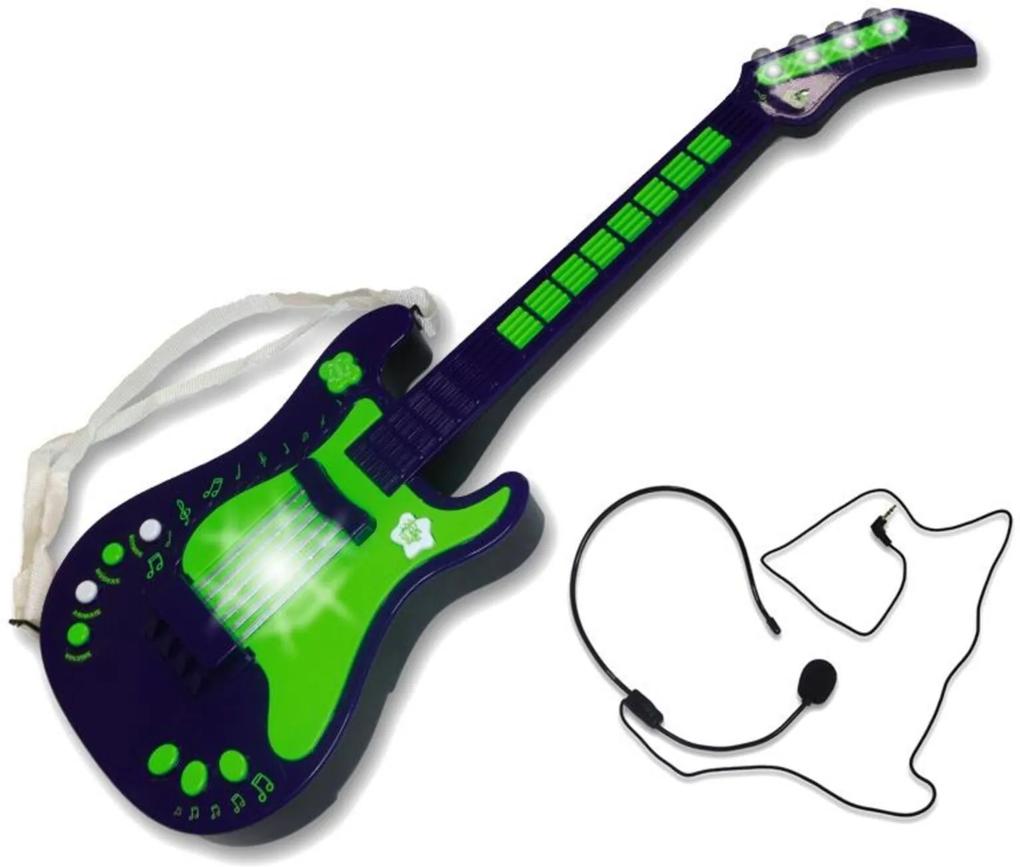 Guitarra Eletrônica Infantil - Verde - Unik Toys