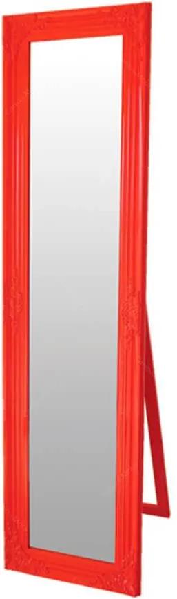 Espelho Baroque Frame Vermelho em MDF - Urban - 164x43,5 cm