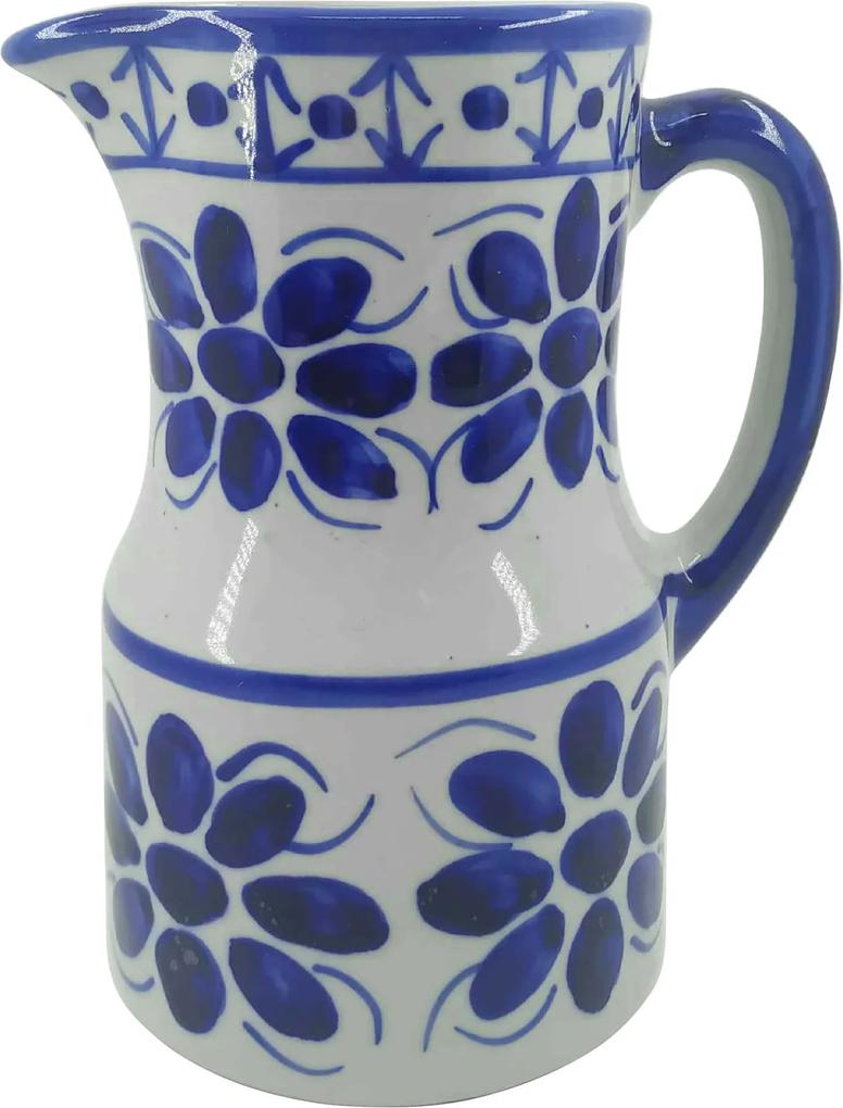 Jarra de Porcelana Azul Colonial 1100 ml