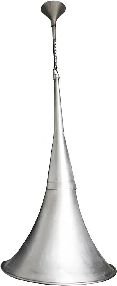 Luminária Pendente Cone Curvo de Teto Grande Fullway - 102x55x55cm