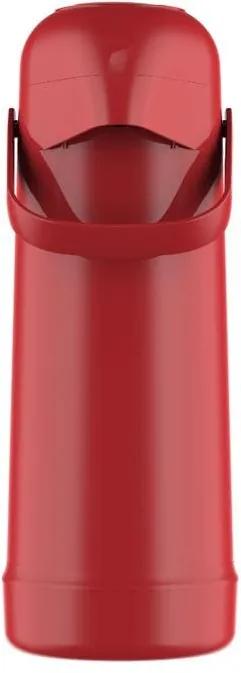 Garrafa Térmica Termolar Pressão Magic Pump, Vermelho Romã, 1 Litro