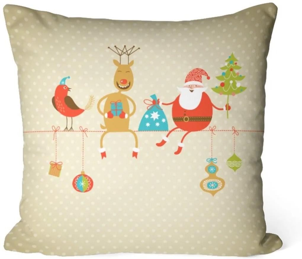 Capa de Almofada Love Decor Avulsa Decorativa Cute Natal
