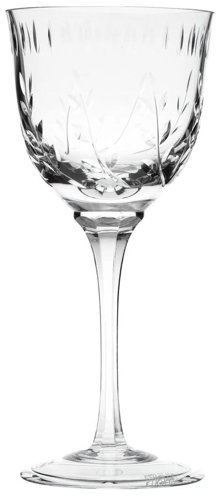 Taça de Cristal Lapidado P/ Vinho Tinto 370ML Incolor