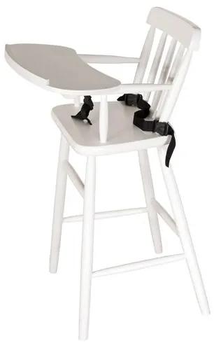Cadeirao INFANTIL em Madeira cor Branco Fosco 93 cm (ALT) - 50381 - Sun House