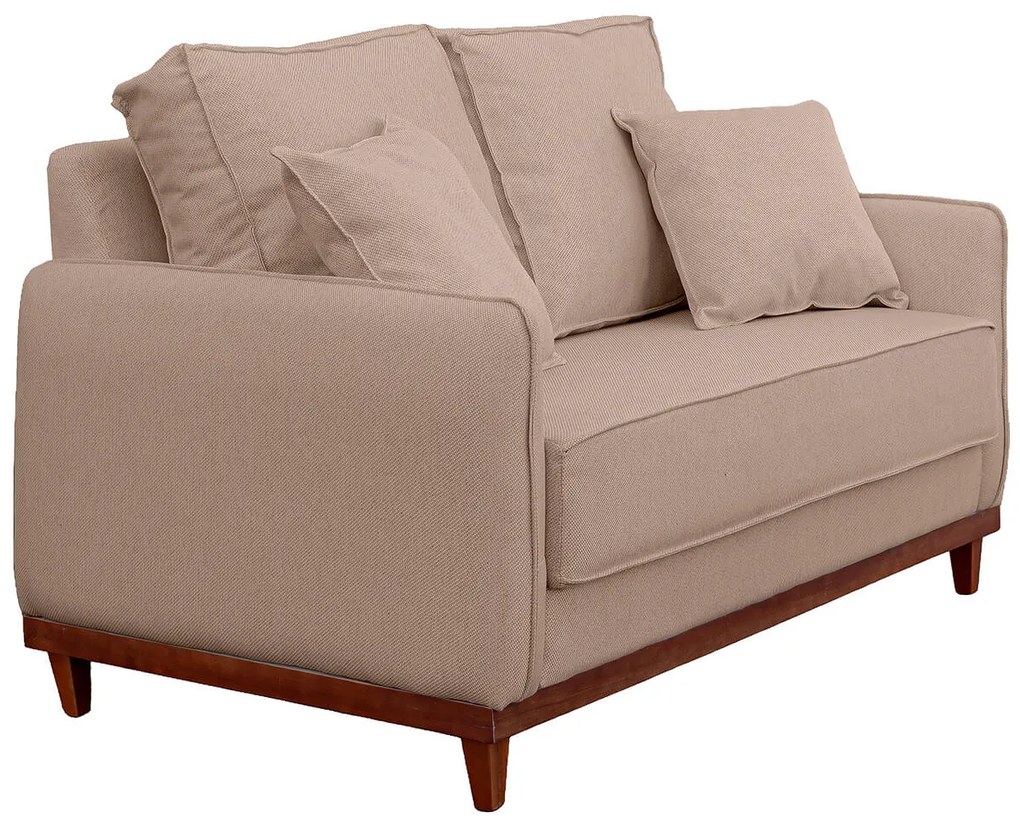 Sofá 2 Lugares Sala de Estar Recepção Luxo Conforto Benny 140cm Linho