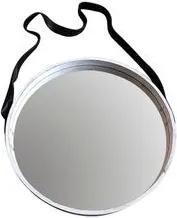 Espelho Redondo Ndi 40cm com Moldura em MDF Branco