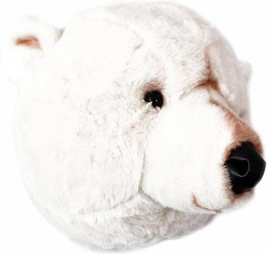 Cabeça de Urso Branco de Parede Wild & Soft