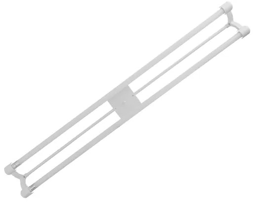 Luminaria Sobrepor Retangular Aluminio Branco Toledo