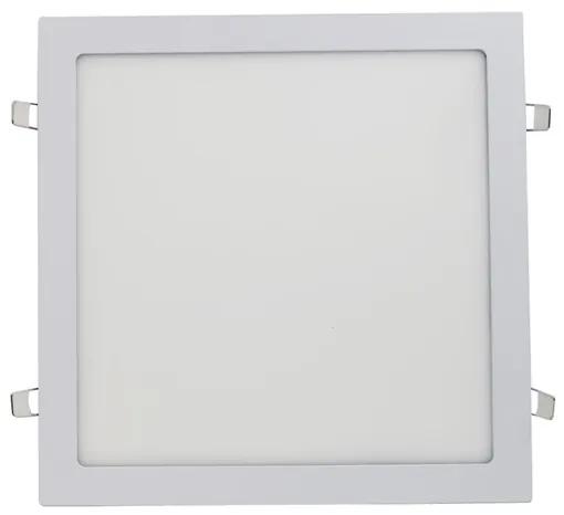 Plafon Led Embutir Quadrado Branco 24W Yamamura - LED BRANCO QUENTE (3000K)