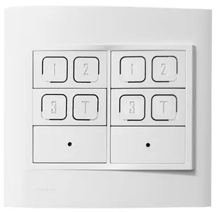 Interruptor Inteligente 4X4 Dimerizavel Newpad Mix - BRANCO