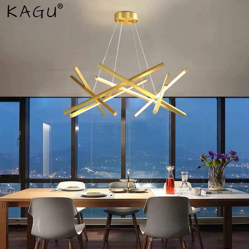 Pendente Moderno led lustre de controle remoto para sala estar sala jantar quarto cozinha luz pingente teto design lâmpada suspensão - white - 65cm | Branco quente