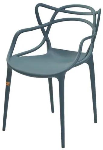 Cadeira Master Allegra Polipropileno Verde Petroleo - 34297 Sun House