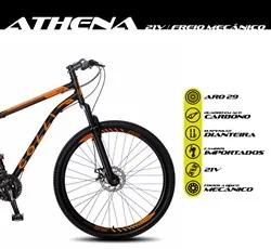 Bicicleta Athena Aro 29 Aço 21v Suspensão Dianteira Freio Mecânico Pre