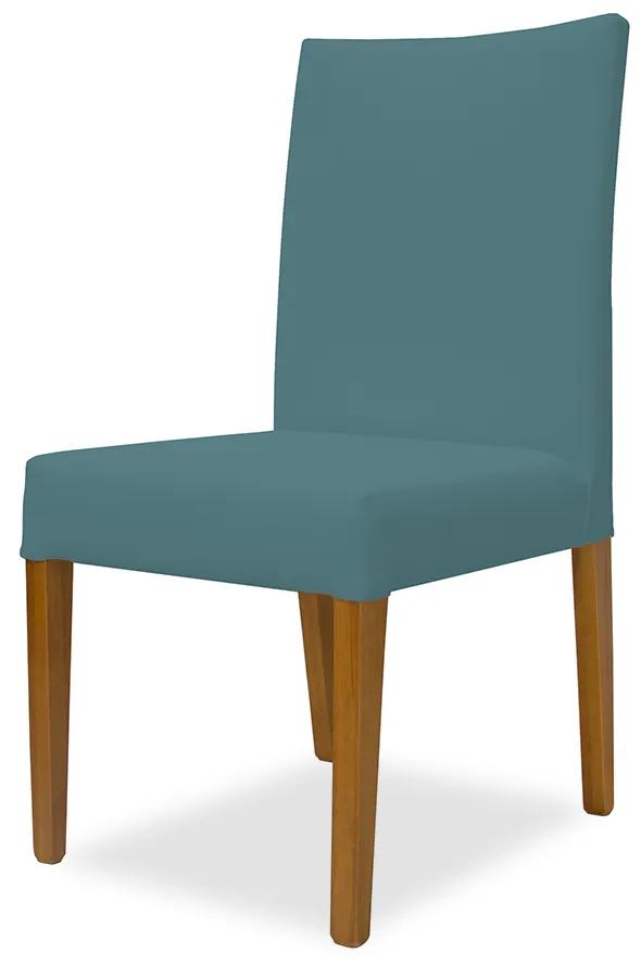 Kit 2 Cadeiras de Jantar Milan Linho Azul