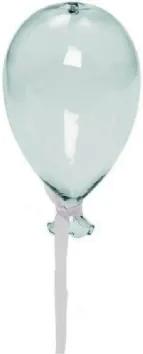 Escultura Balão de Vidro Transparente M
