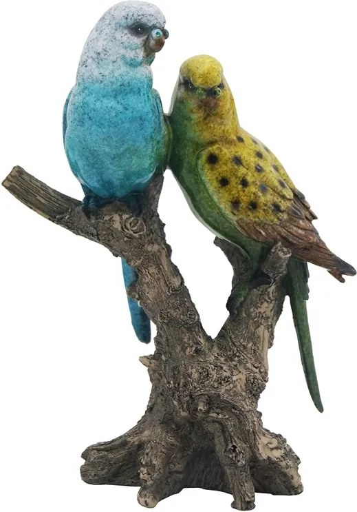 Escultura De Pássaro Em Resina Alanis