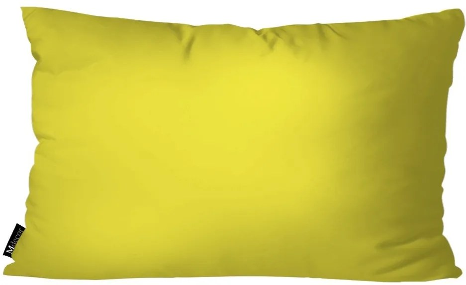 Capa para Almofada Lisa 30x50cm Amarelo