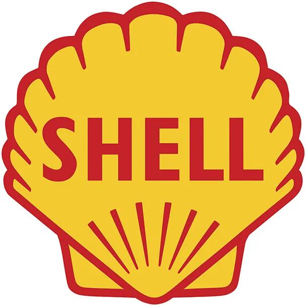 Placa Logo Shell