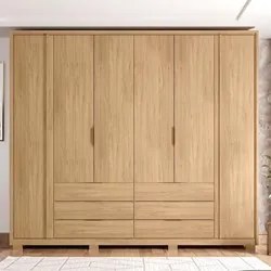 Guarda Roupa Casal 6 Portas Egidio C01 Buriti - Mpozenato