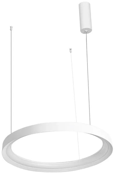 Pendente Led Metal Aluminio 36W 3000K Giro - BRANCO