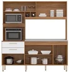 Kit Cozinha Compacta Para Pia Com 8 Portas 6 Gavetas Hera D02 Amendola