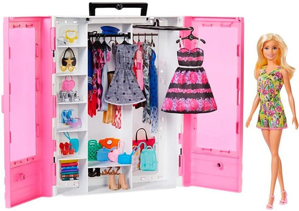 Boneca Barbie Fashionistas Closet Luxo com Boneca - Mattel