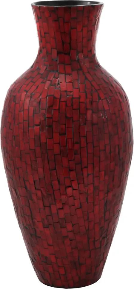 Vaso Decorativo em Madrepérola Vermelho