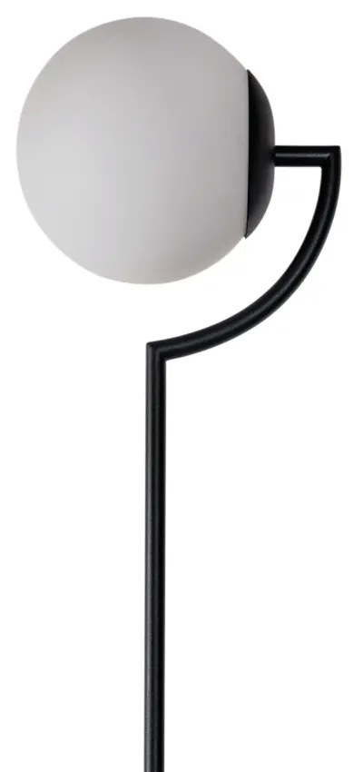 Luminária De Chão Allen 24,2X25,1X162Cm 1Xe27 Alumínio E Globo Ø20Cm -... (FN-F - Fendi Fosco, AMBAR)