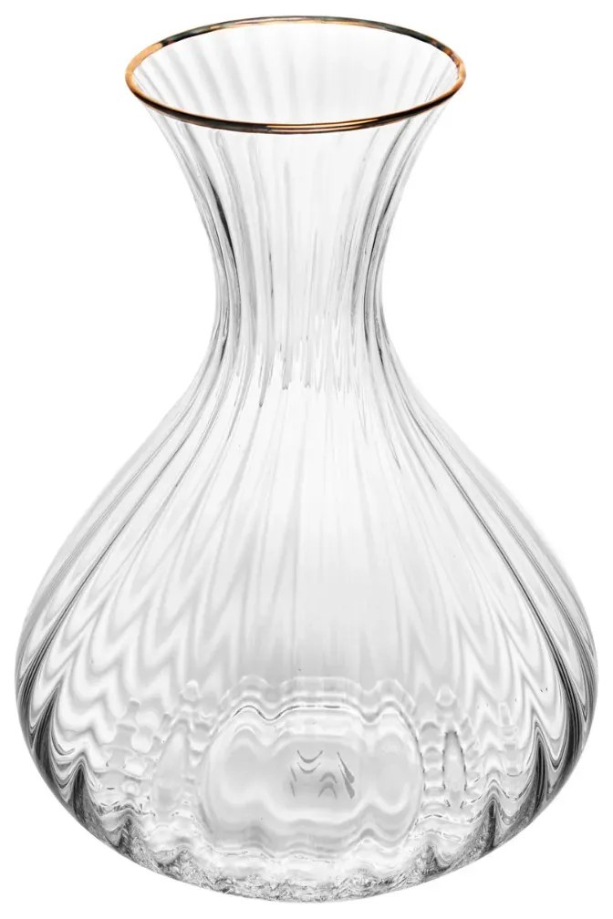 Decanter De Cristal Ecológico Com Fio De Ouro - Wolff