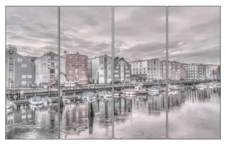 Kit 4 Quadros Decorativos Trondheim - FR 47780